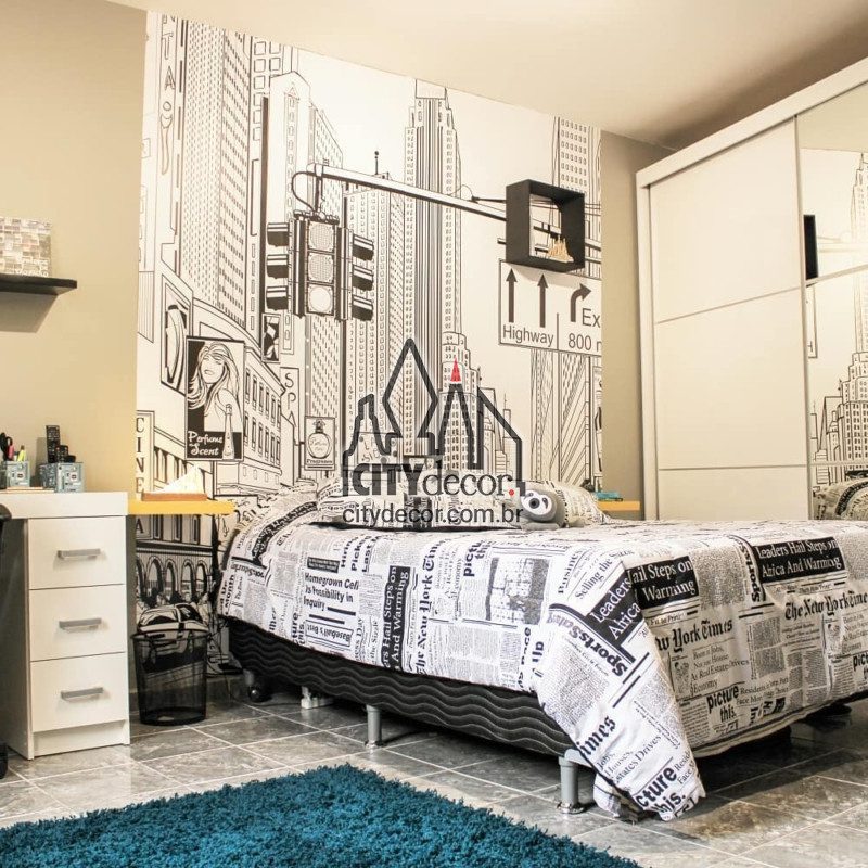 Papel de parede prédios New York Papel de parede prédios New York