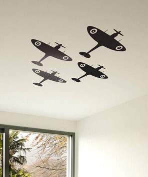 Adesivo de parede avião britânico