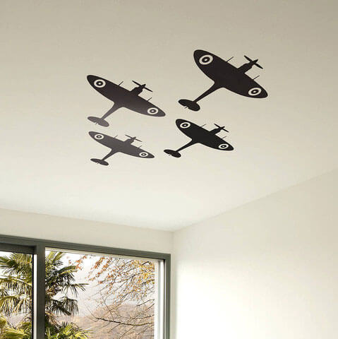 Adesivo de parede avião britânico Adesivo de parede avião britânico