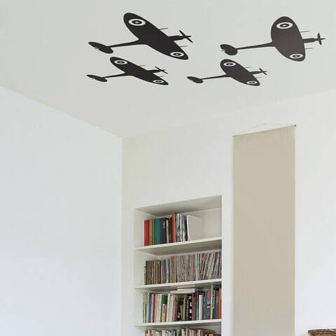 Adesivo de parede aviões Adesivo de parede aviões