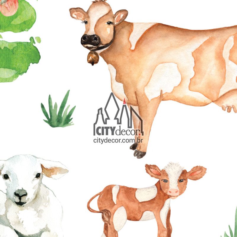 Adesivo de parede fazendinha Adesivo de parede fazendinha