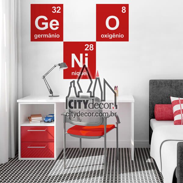 Adesivo de parede tema nerd Gênio Adesivo de parede tema nerd Gênio