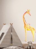 Adesivo de parede infantil girafinha