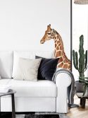 Adesivo de parede girafa pescoço