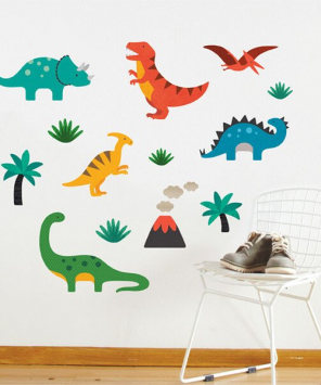 adesivos de parede infantil dinossauros