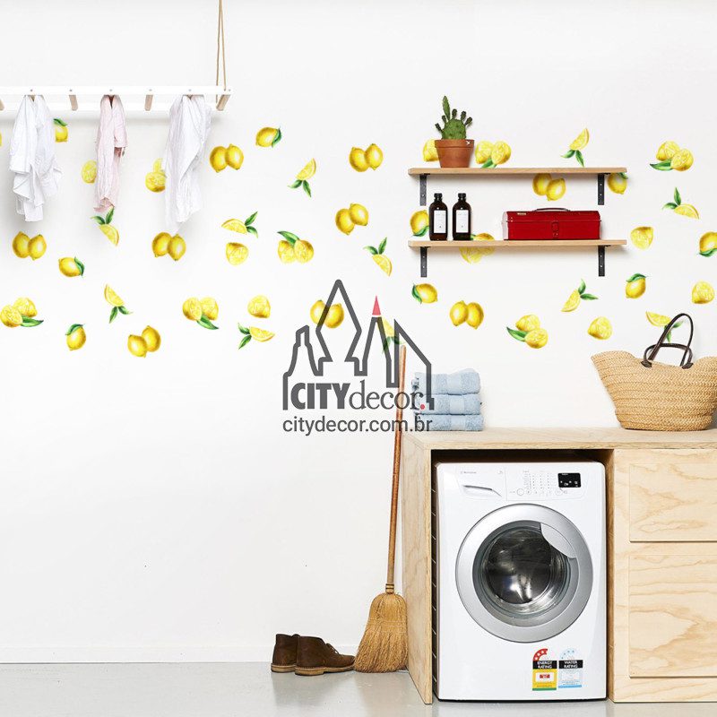 adesivo de parede limão adesivo de parede limão