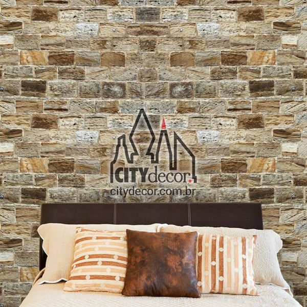 Adesivo papel de parede pedras blocos de arenito Adesivo papel de parede pedras blocos de arenito