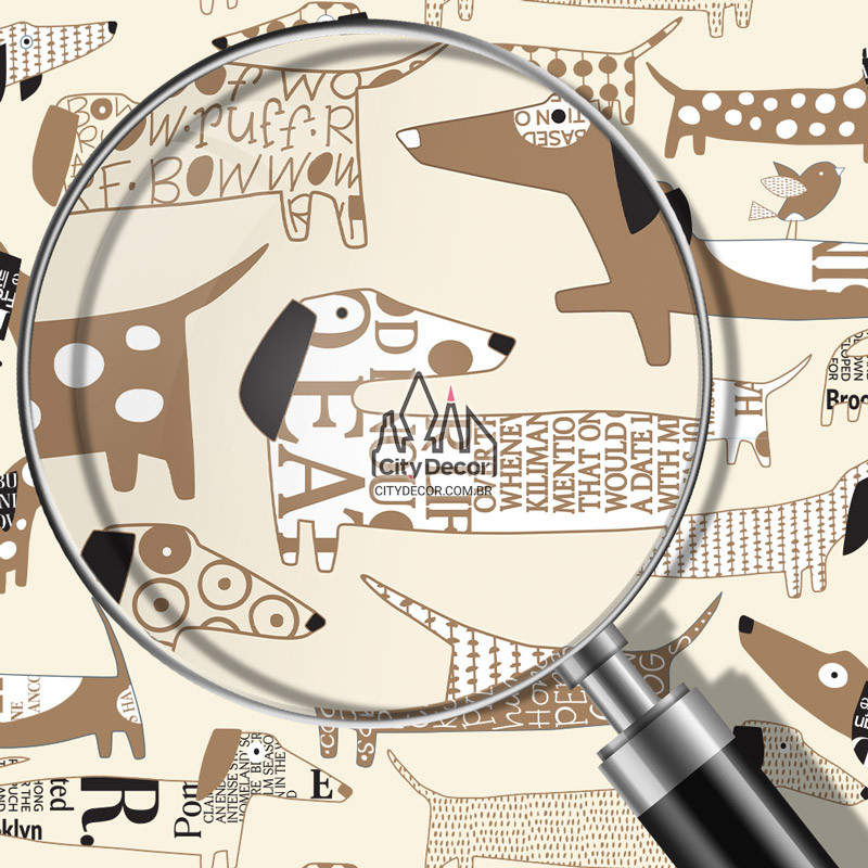 Papel de parede cachorro Dachshund marrom