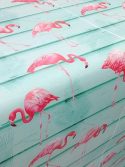 Adesivo papel de parede flamingos