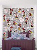 Papel de parede Minnie no quarto