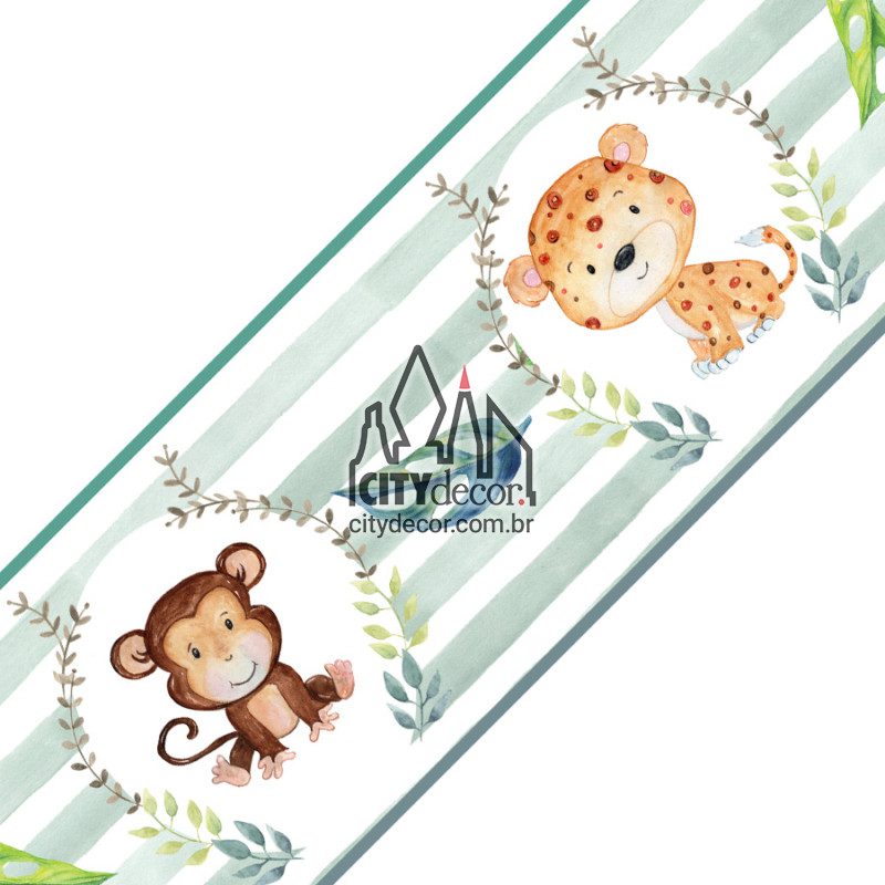 Faixa decorativa safari Faixa decorativa safari