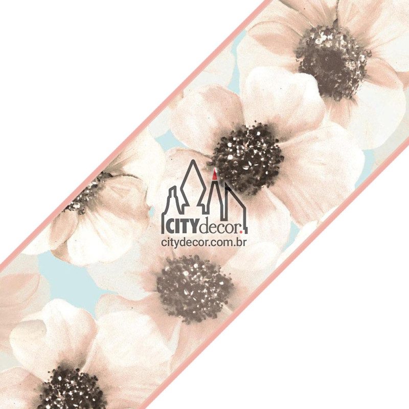 Faixa de parede anêmonas Faixa de parede anêmonas