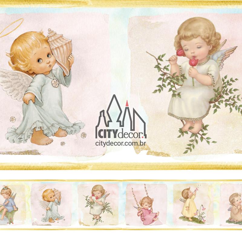 Faixa de parede anjos Faixa de parede anjos