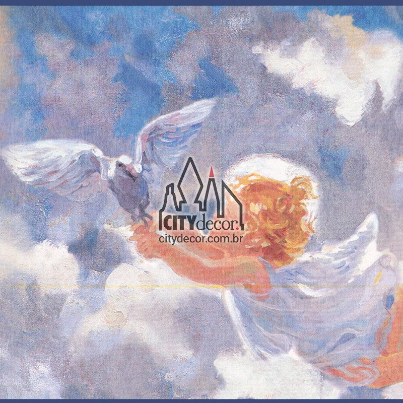 Faixa decorativa anjos Faixa decorativa anjos