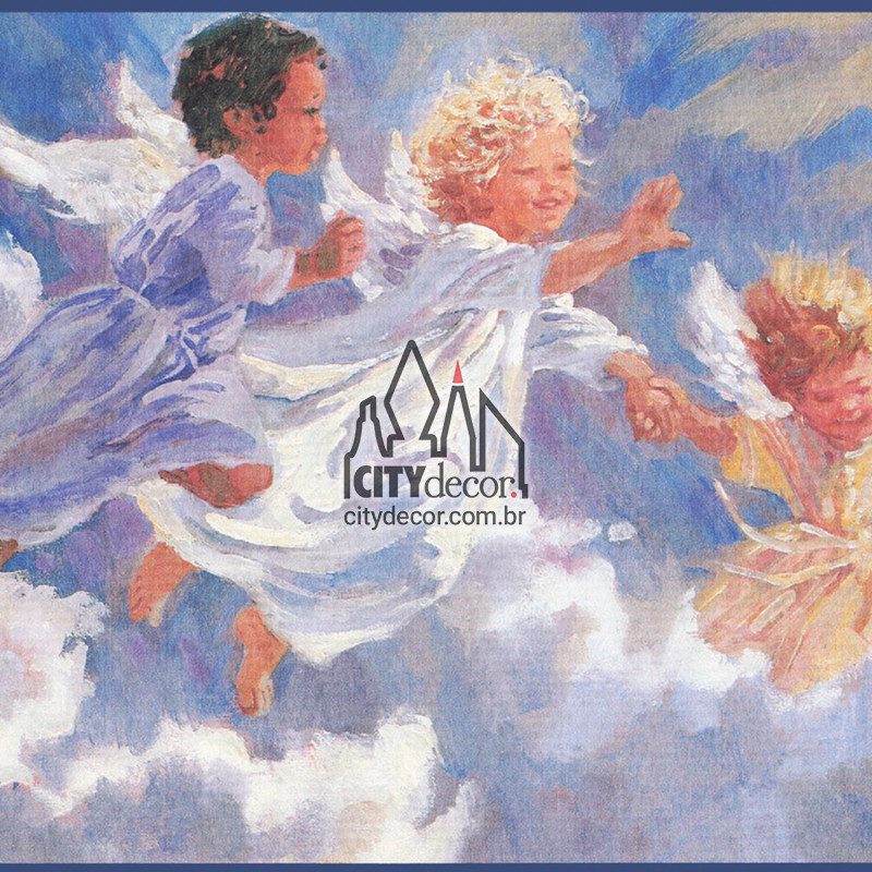 Faixa de parede anjos Faixa de parede anjos