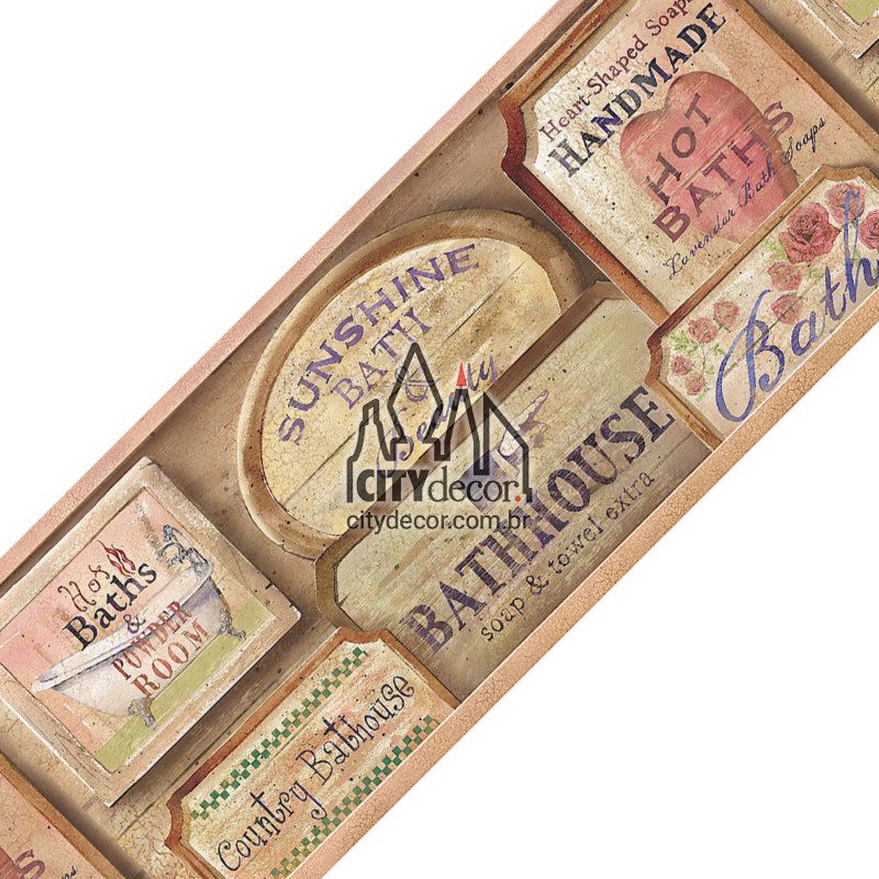 Faixa de parede banho e cia Faixa de parede banho e cia