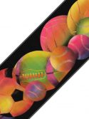 Faixa de parede bolas esportivas coloridas