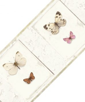Faixa de parede coleção de borboletas