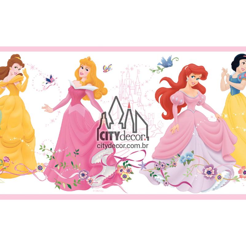 Faixa adesiva festa das princesas Disney Faixa adesiva festa das princesas Disney