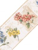 Faixa de parede flores celestiais