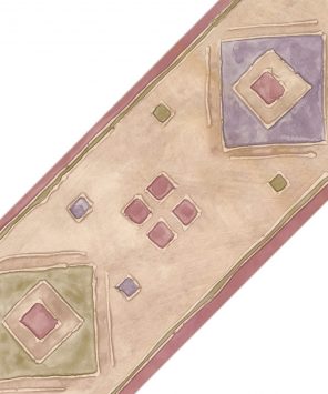 Faixa de parede geometria rústica