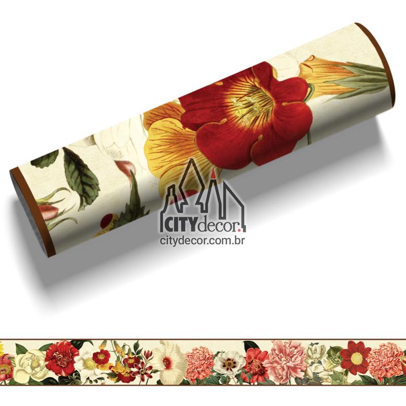 Faixa decorativa floral jardim da oma Faixa decorativa floral jardim da oma