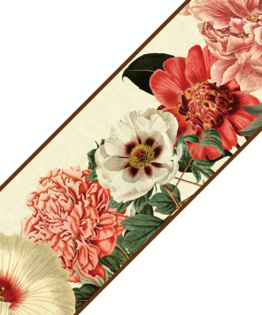 Faixa para vidro blindex floral