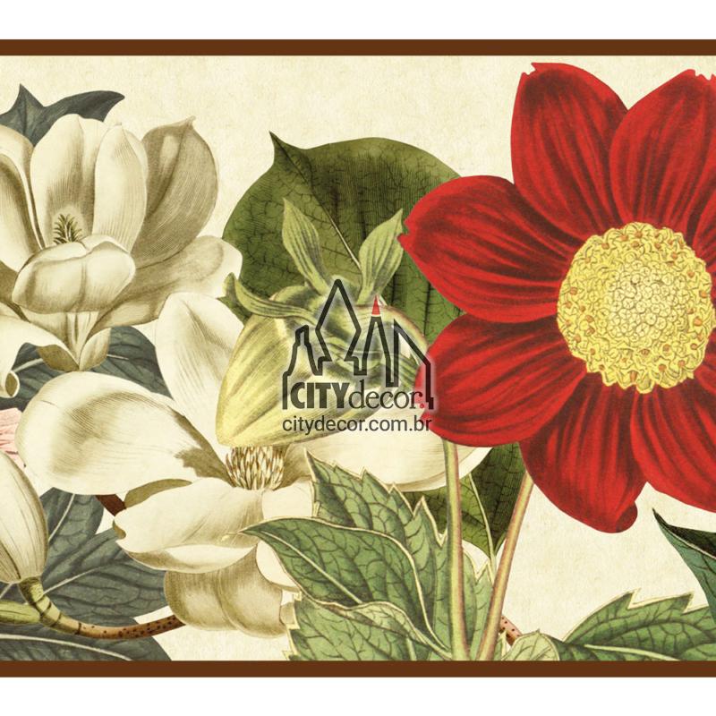 Faixa adesiva floral jardim da oma Faixa adesiva floral jardim da oma