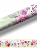 Faixa para blindex floral rosas