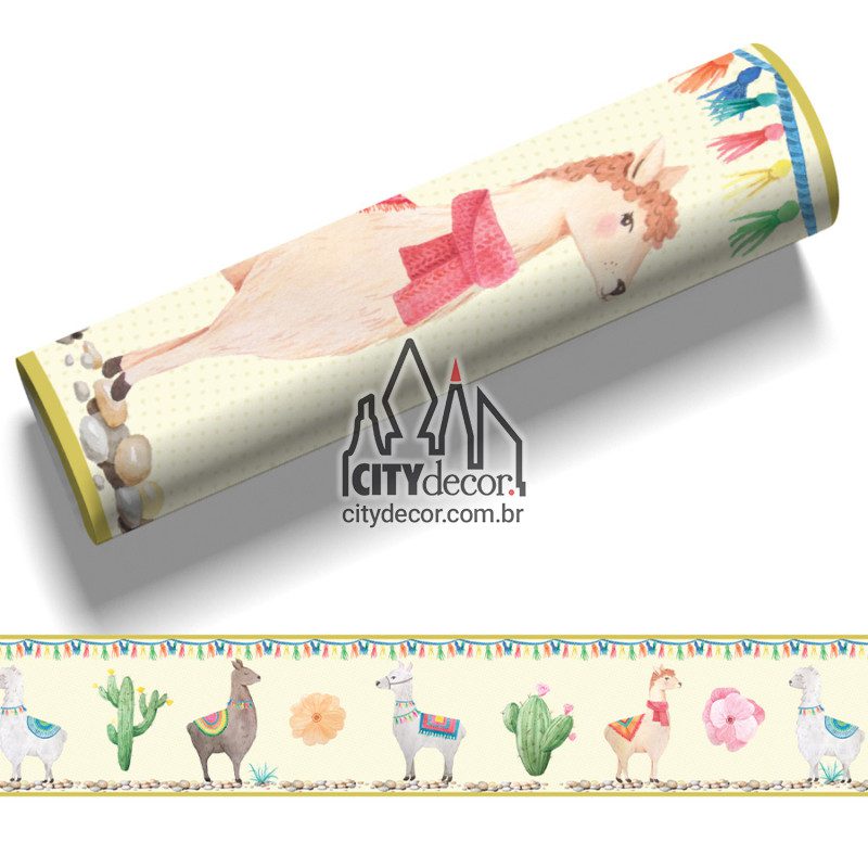 Faixa de parede lhamas Faixa de parede lhamas