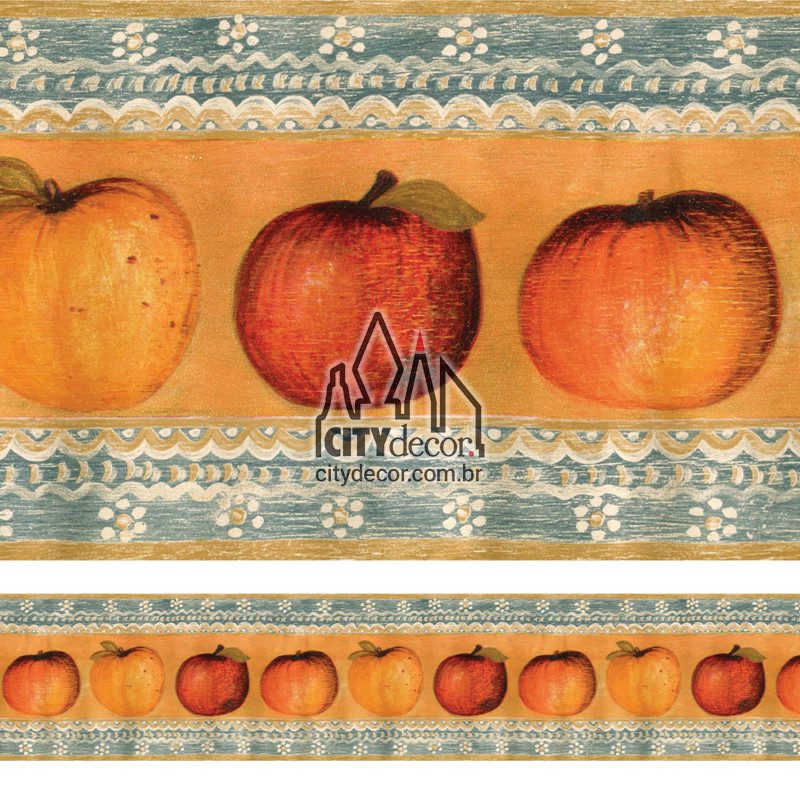 Faixa de parede maçãs Faixa de parede maçãs