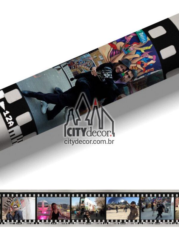 Faixa de parede personalizada com fotos