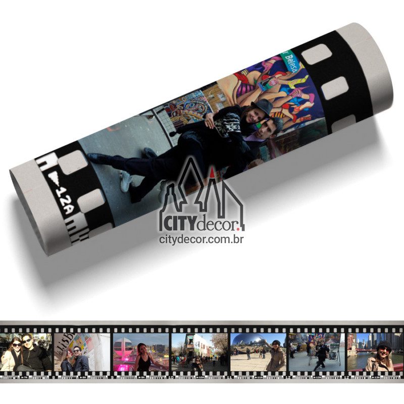 Faixa de parede personalizada com fotos Faixa de parede personalizada com fotos