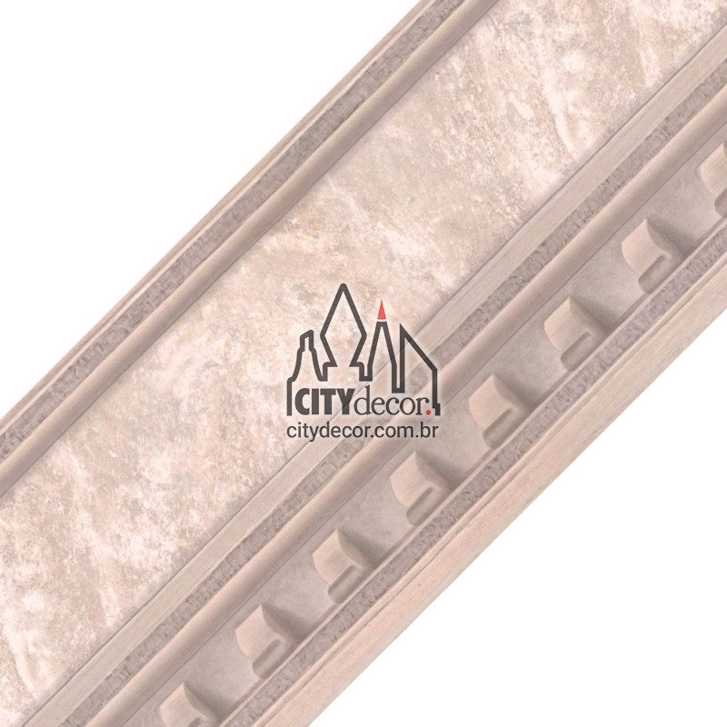 Faixa de parede moldura clássica - bege Faixa de parede moldura clássica - bege