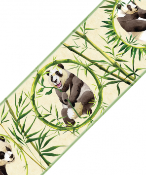 Faixa de parede ursinho panda