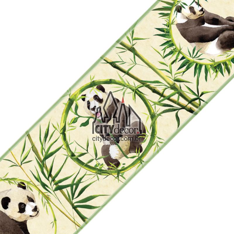 Faixa de parede ursinho panda Faixa de parede ursinho panda