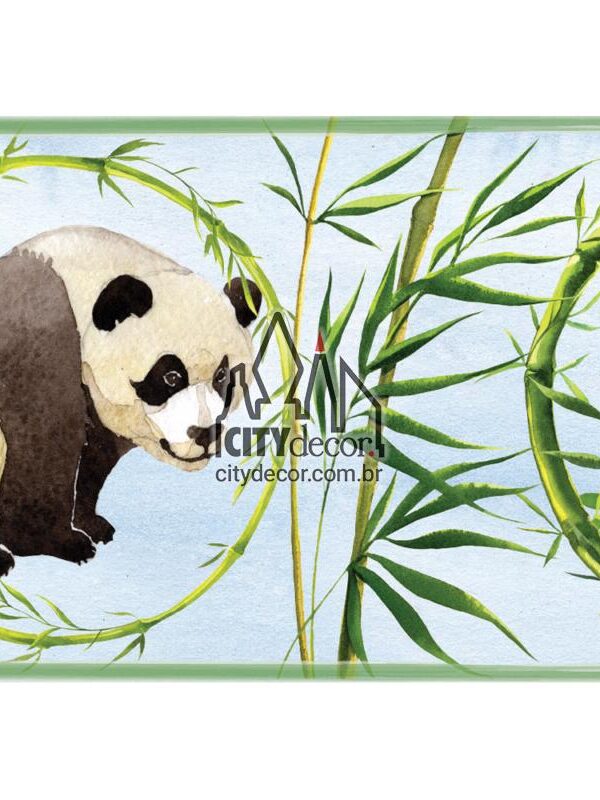 Faixa de parede urso panda