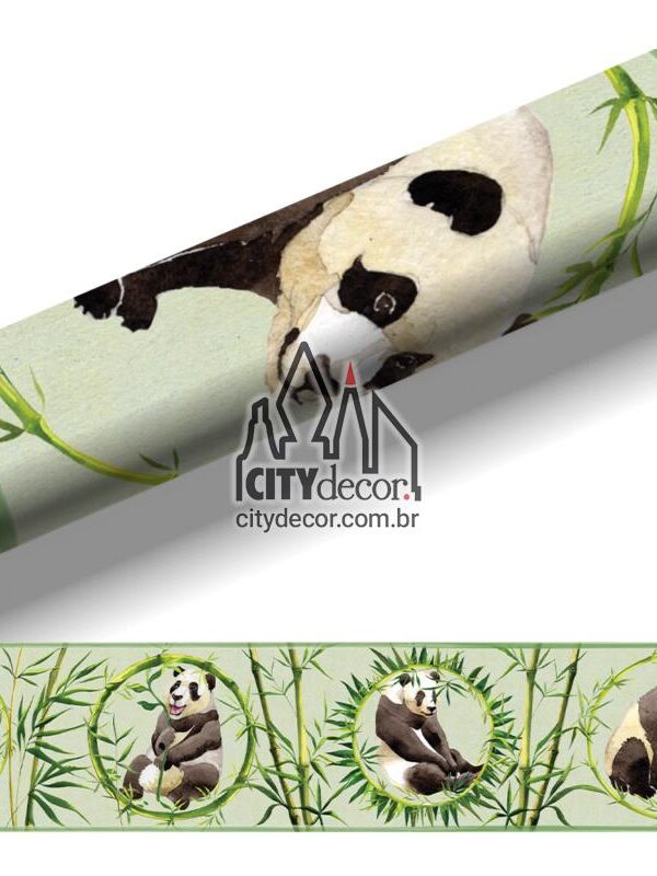 Faixa adesiva urso panda