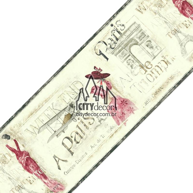 Faixa de parede Paris Faixa de parede Paris