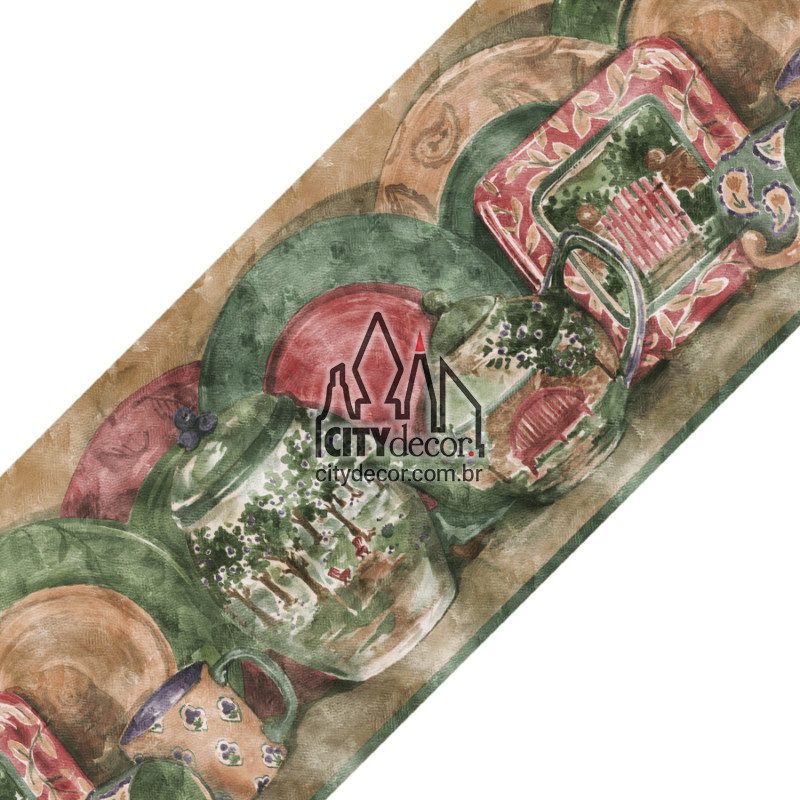 Faixa decorativa porcelanas Faixa decorativa porcelanas