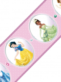 Faixa de parede princesas disney com pedras preciosas