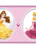 Faixa de parede princesas disney rosa