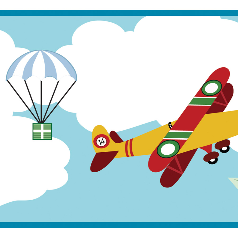 Faixa de parede aviões Faixa de parede aviões