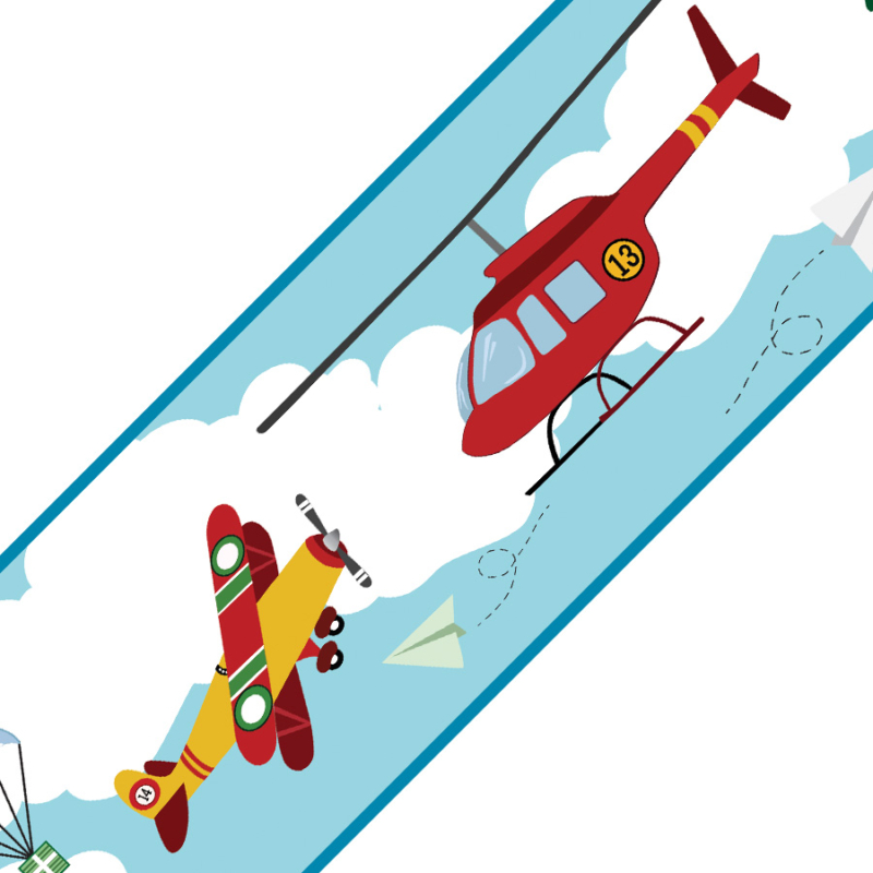 Faixa decorativa aviões Faixa decorativa aviões