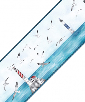 Faixa decorativa parede gaivotas