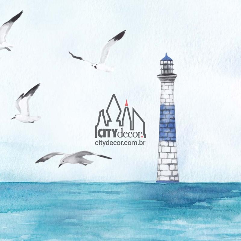 Faixa decorativa tema náutico Faixa decorativa tema náutico