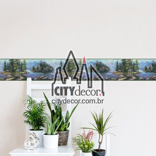 Faixa de parede casa da montanha Faixa de parede casa da montanha