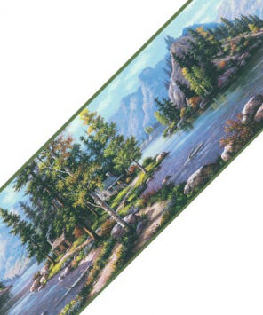 Faixa decorativa A casa da montanha