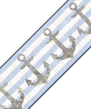 Faixa decorativa de parede Âncoras