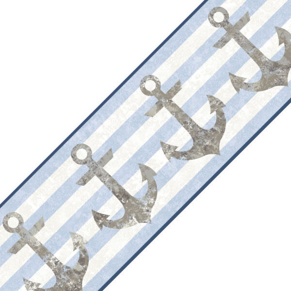 Faixa decorativa de parede Âncoras Faixa decorativa de parede Âncoras